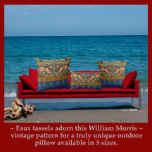 Vintag William Morris Tassel Indoor