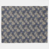 Vintag William Morris Tulip und Willow Fleecedecke (Vorderseite (Horizontal))