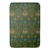 Vintag William Morris Violet und Columbine Badematte (Vorderseite Vertikal)