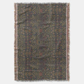 Vintag William Morris Violet und Columbine Decke (Vorderseite Vertikal)