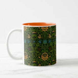 Vintag William Morris Violet und Columbine Zweifarbige Tasse