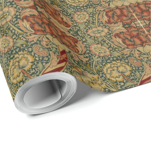 Vintag William Morris Wandle Geschenkpapier (Rolleneckpunkt)