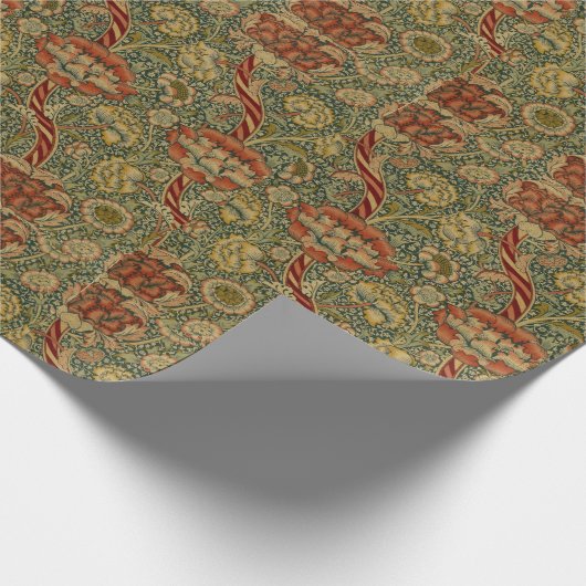 Vintag William Morris Wandle Geschenkpapier (Ecke)