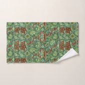 Vintag William Morris Wandle Pattern Badhandtuch Set (Handtuch)