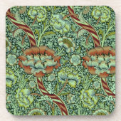 Vintag William Morris Wandle Pattern Getränkeuntersetzer (Vorderseite)