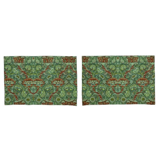 Vintag William Morris Wandle Pattern Kissenbezug (Vorderseite-Set)