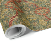 Vintag William Morris Wandle Wrapping Paper Geschenkpapier (Rolleneckpunkt)