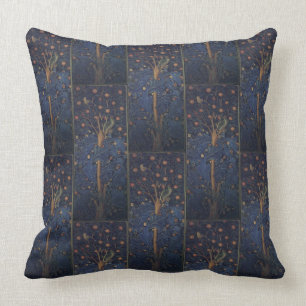 Vintag William Morris Woodpecker Tapestry Kissen