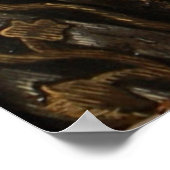 Vintag William Shakespeare Portrait Poster (Ecke)