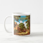 Vintag Williamsburg Virginia Kaffeetasse (Links)