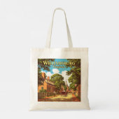 Vintag Williamsburg Virginia Tragetasche (Rückseite)