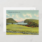 Vintag, Willoughby Lake, Westmore, Vermont Postkarte (Vorne/Hinten)