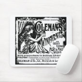 Vintag Wincarnis Tonic Ad Mousepad (Mit Mouse)