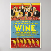 Vintag Wine Cinema Poster