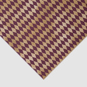 Vintag Wine Harlequin Tissue Paper Seidenpapier (Ausschnitt)