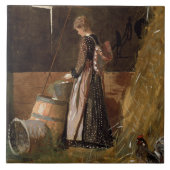 Vintag Winslow Homer Frischeier Fliese (Vorderseite)