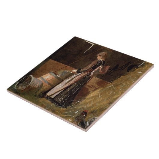 Vintag Winslow Homer Frischeier Fliese (Seite)