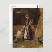 Vintag Winslow Homer Frischeier Postkarte (Vorne/Hinten)