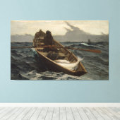 Vintag Winslow Homer Halibut Fischen Leinwanddruck (Insitu (Holzboden))