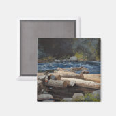 Vintag Winslow Homer Hudson River Magnet (Vorderseite/Rückseite)
