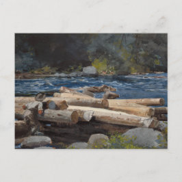 Vintag Winslow Homer Hudson River Postkarte