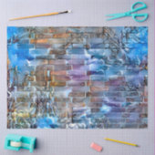 Vintag Winter Moderne Kunstsammlung Seidenpapier (Basteln)