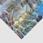 Vintag Winter Moderne Kunstsammlung Seidenpapier (Ausschnitt)