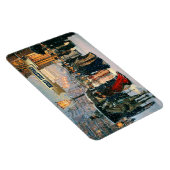 Vintag Winter Pariser Szene Weihnachtsgeschenk Magnet (Rechte Seite)