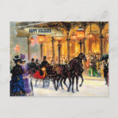 Vintag Winter Pariser Weihnachten (Vorderseite)