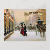 Vintag Winter Pariser Weihnachten (Vorderseite)