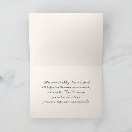 Vintag Winter Pariser Weihnachten (Innenseite)