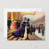 Vintag Winter Pariser Weihnachten (Vorne/Hinten)