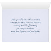 Vintag Winter Pariser Weihnachtskarten (Innenansicht Horizontal (Unten))