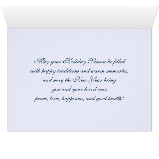 Vintag Winter Pariser Weihnachtskarten (Innenansicht Horizontal (Unten))