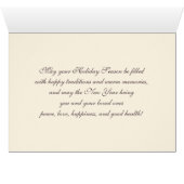 Vintag Winter Pariser Weihnachtskarten (Innenansicht Horizontal (Unten))