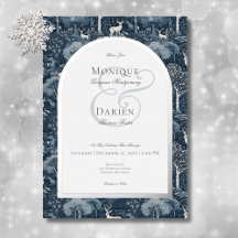 Vintag Winter William Morris Elegante Hochzeit