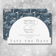 Vintag Winter William Morris Elegante Hochzeit