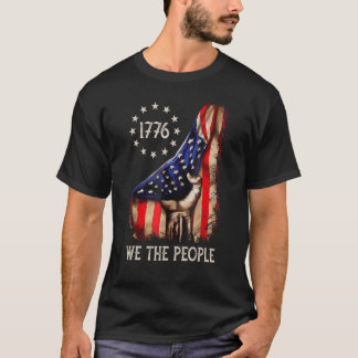 Vintag Wir, die amerikanische Volksgeschichte 1776 T-Shirt