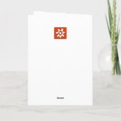 Vintag wirst du nicht ... feiertagskarte (Rückseite)