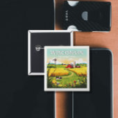 Vintag Wisconsin Button