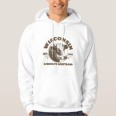 Vintag Wisconsin Hoodie (Vorderseite)