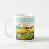 Vintag Wisconsin Kaffeetasse (Links)