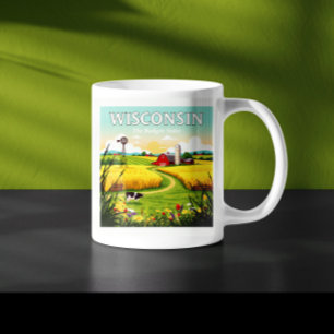 Vintag Wisconsin Kaffeetasse
