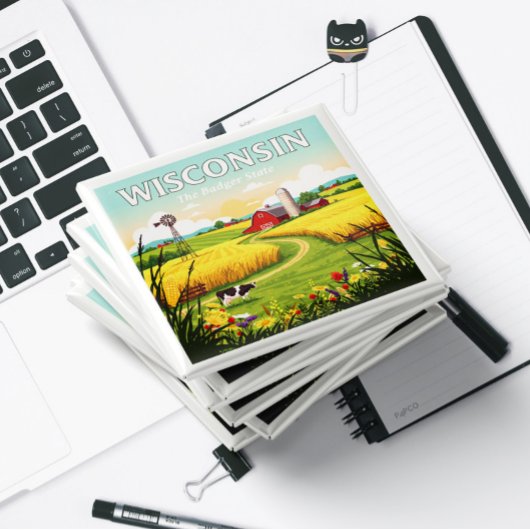 Vintag Wisconsin Magnet