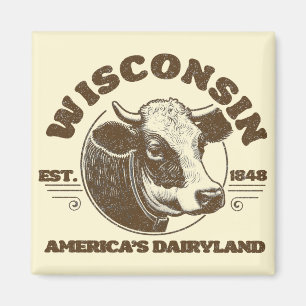 Vintag Wisconsin Magnet