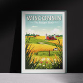 Vintag Wisconsin Poster
