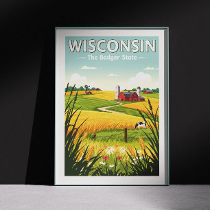Vintag Wisconsin Poster