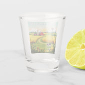 Vintag Wisconsin Schnapsglas (Rückseite)