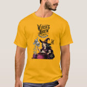 Vintag Witch's Brew Café T Shirt (Vorderseite)