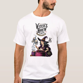 Vintag Witch's Brew Café T Shirt
